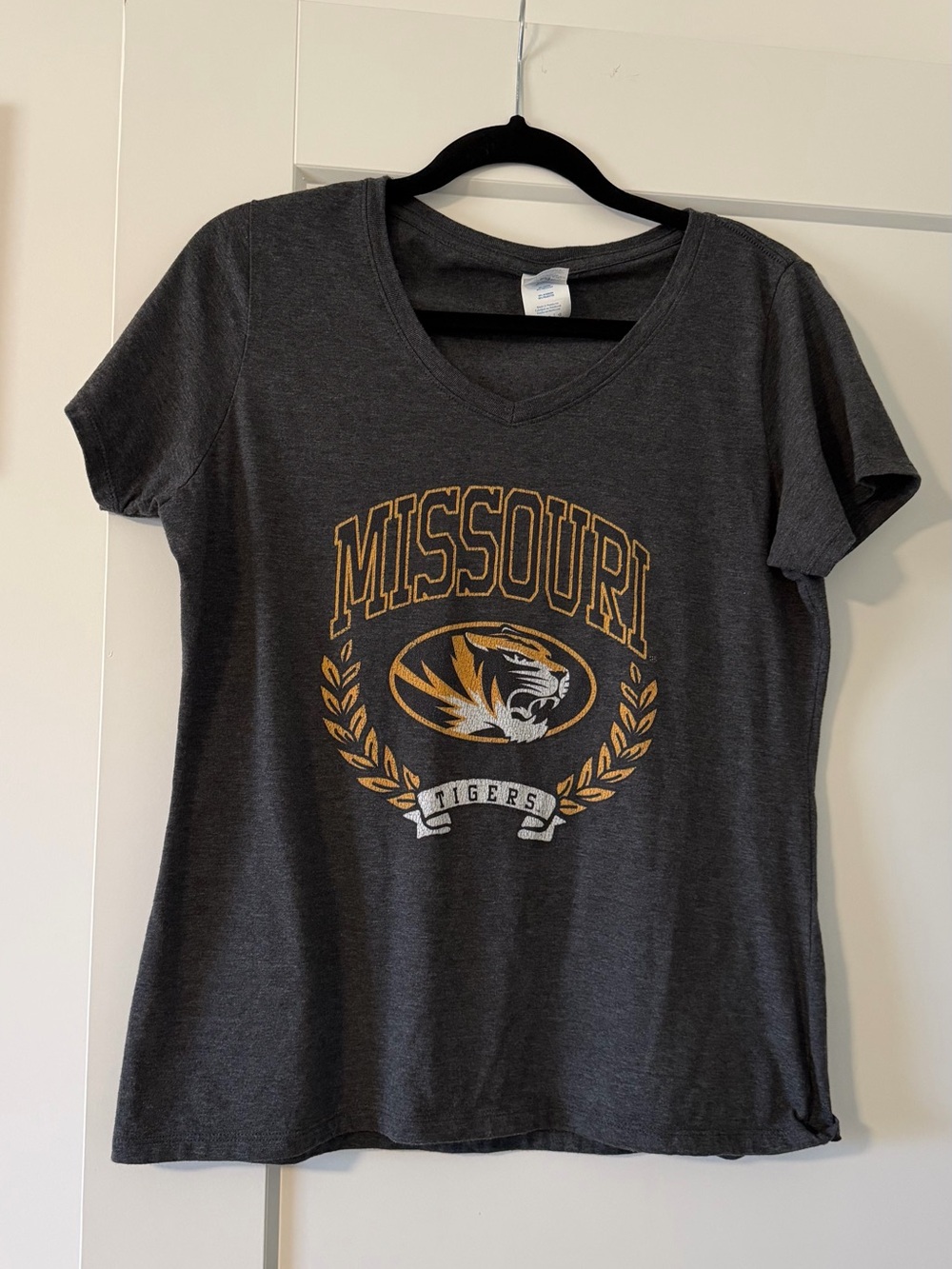 Missouri Tigers Gray V-Neck Kids' Tee
